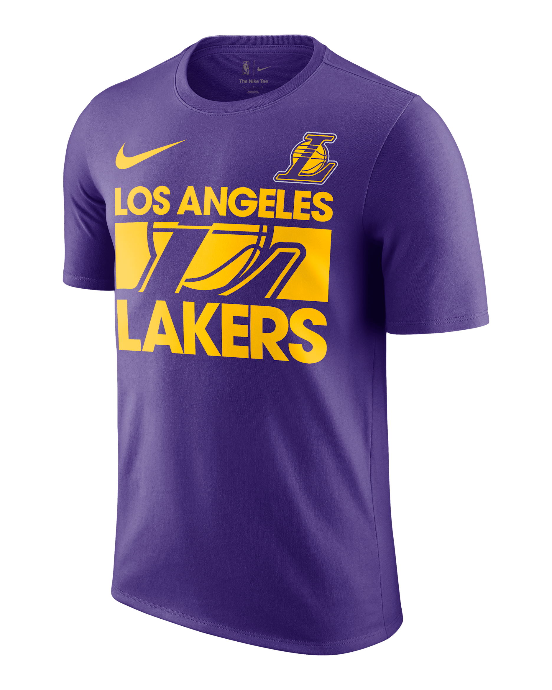 Los Angeles Lakers Courtside Men's Nike NBA T-Shirt. Nike.com